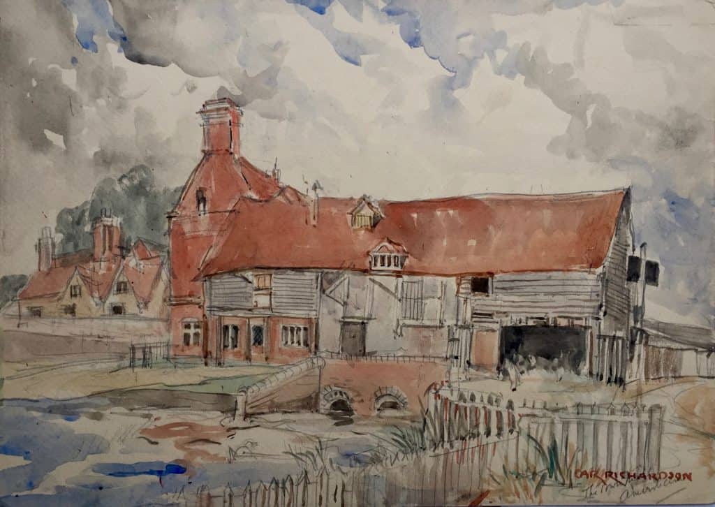 Painting of Town Mill, Amersham