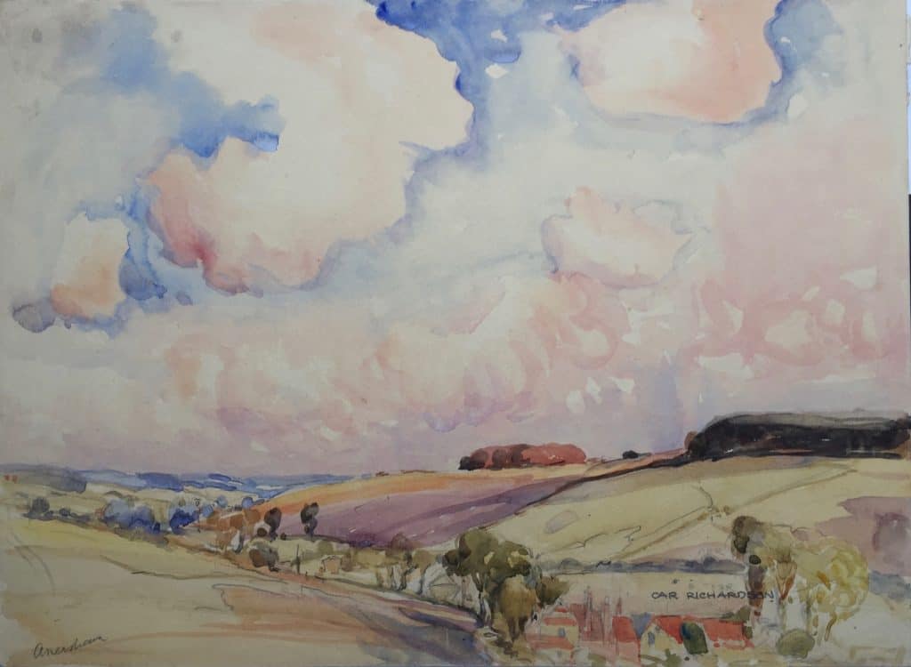 Painting of Amersham landscape