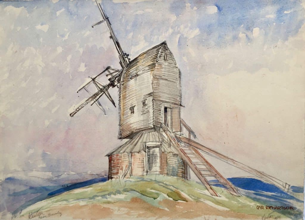 Painting of Keston Windmill