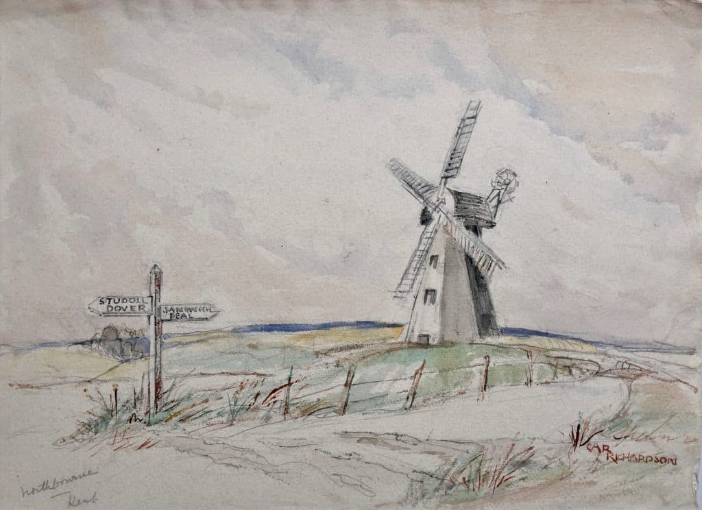 Painting of Northborough mill